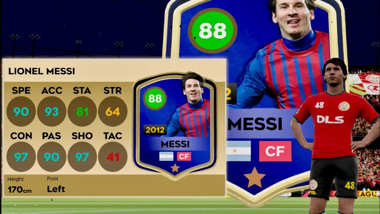 DLS 2025 Upgrade Max Lionel Messi 98 Champions #DLS25 #DLS2025 #DLS