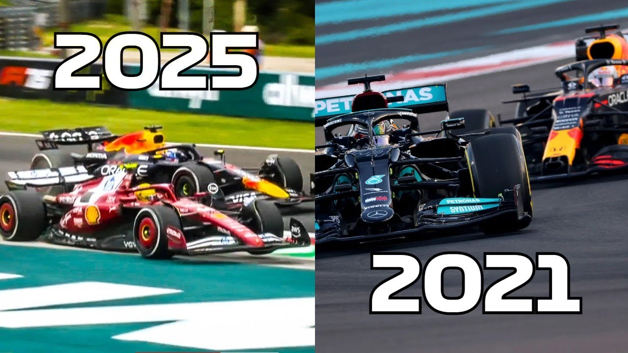 Max Verstappen VS. Lewis Hamilton, 2025 VS. 2021