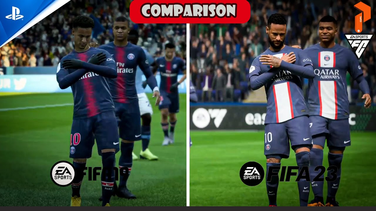 FIFA 19 PS5 vs. FIFA 23 Comparison! (Gameplay, Graphics, Player Animation, and more!) #shorts #fifa