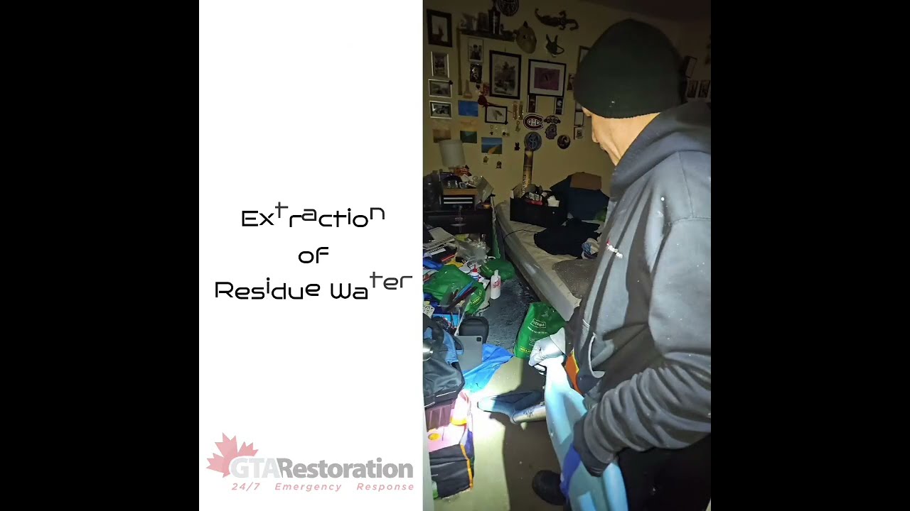 Basement Flood from a Sump Pump Failure &mdash; Emergency Flood Cleanup | GTA Restoration Corp.