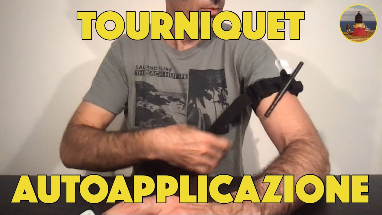 Primo soccorso, auto applicazione del tourniquet #12