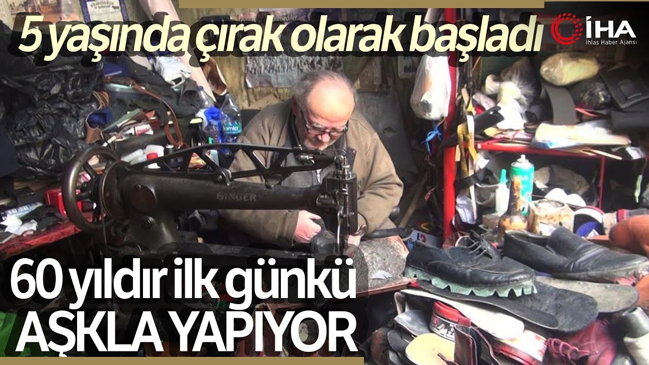 Ailesinin 250 Yıldır Sürdürdüğü Deri Ustalığını 5 Metrekarelik Dükkanda Yaşatıyor