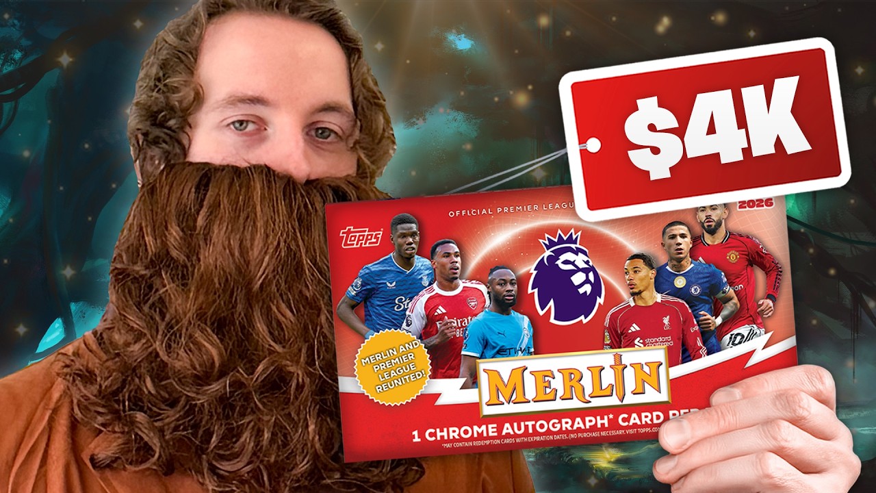 Я открыл новую коллекцию Topps Premier League Merlin!