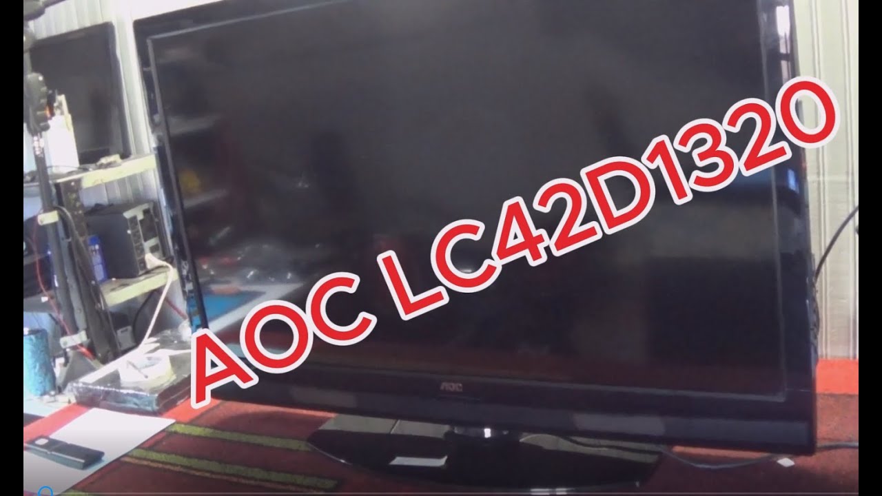 tv não liga Luz Azul Piscando na AOC LC42D1320