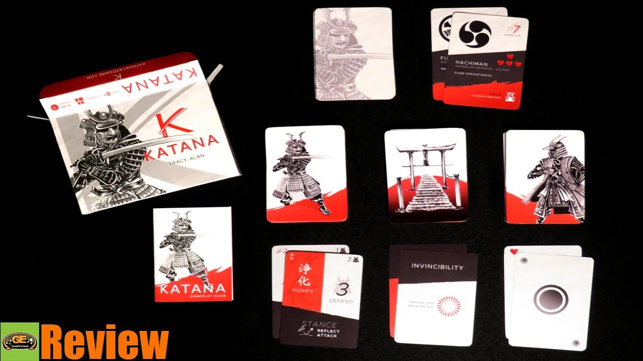 KATANA: SAMURAI ACTION CARD GAME REVIEW | HOW TO PLAY - GAMEENTHUS
