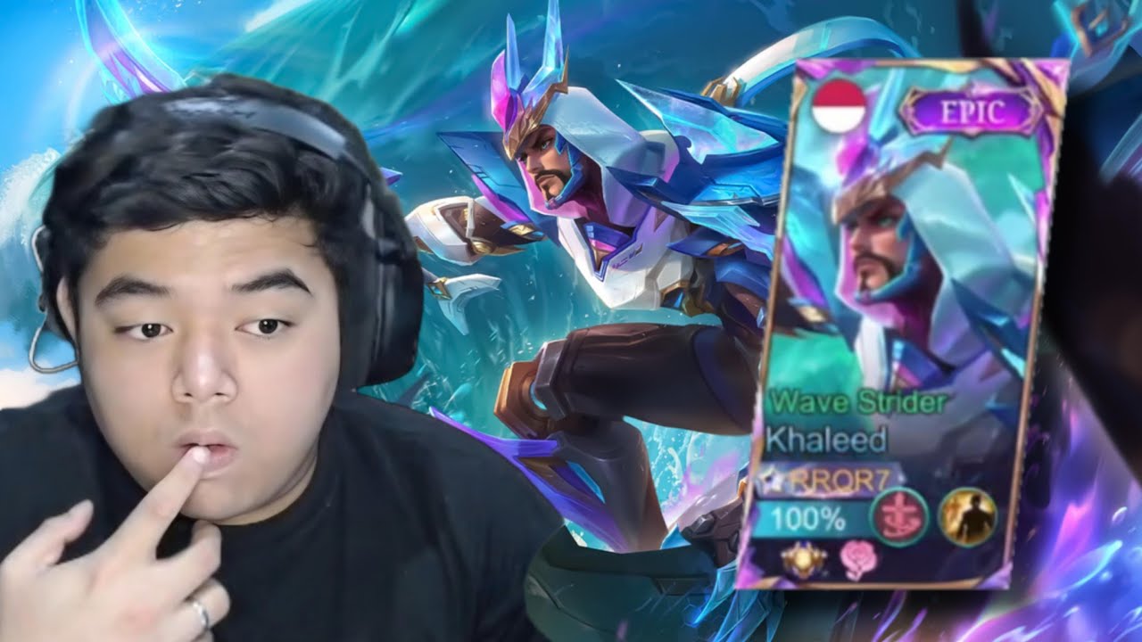 REVIEW KHALEED WAVE STRIDER !! ADA IKAN HIU COY !! #MLBB