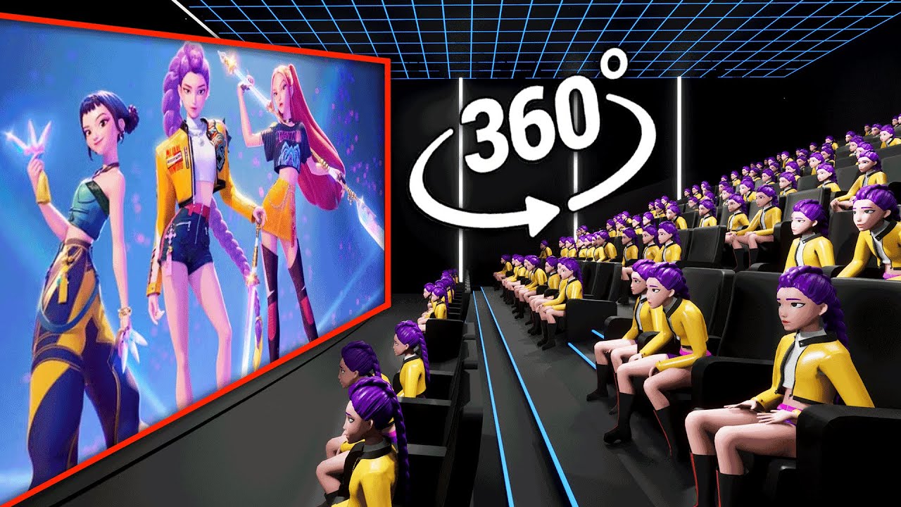 KPop Demon Hunters 360° - Cinema Hall | 4K VR 360 Video