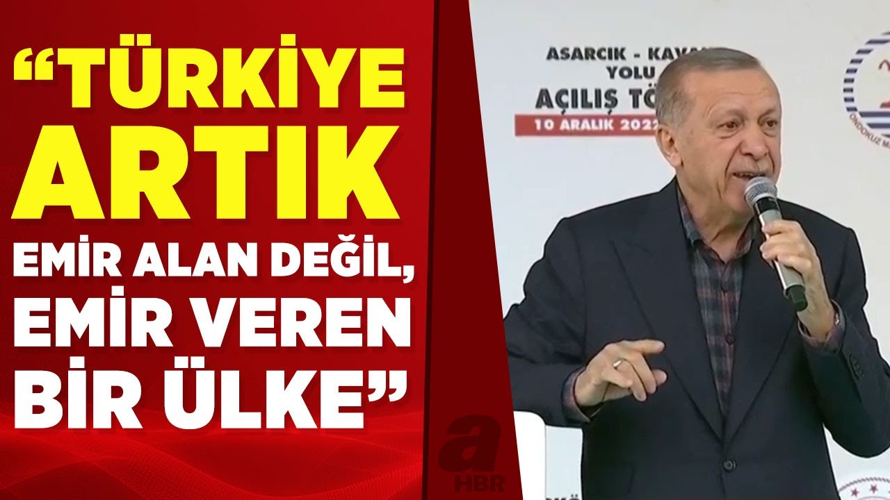 Başkan Erdoğan'dan Samsun'daki toplu açılış töreninde önemli açıklamalarda bulundu | A Haber