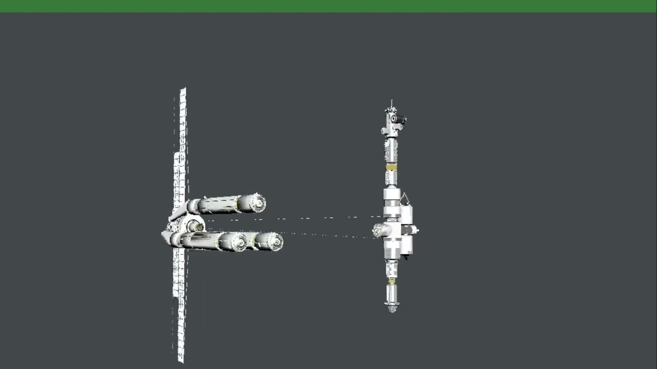 Project Hail Mary - ship mechanics for gravity spin (based on 2nd Trailer, November 2025)