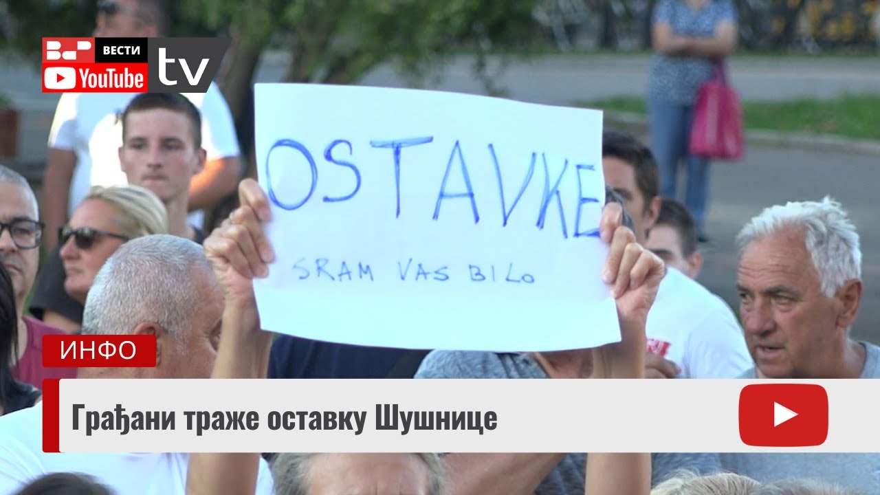 Протест у Бачкој Паланци - Грађани траже оставку председника општине
