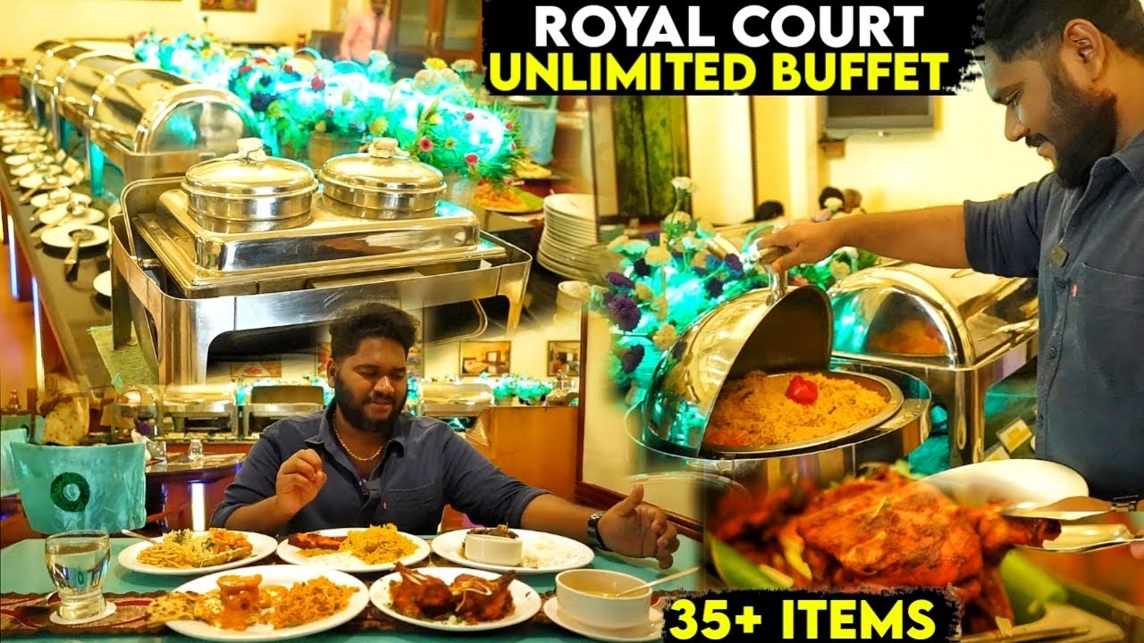 UNLIMITED BUFFET !! 745₹ Lunch Buffet at Madurai Royal Court - CRYSTAL