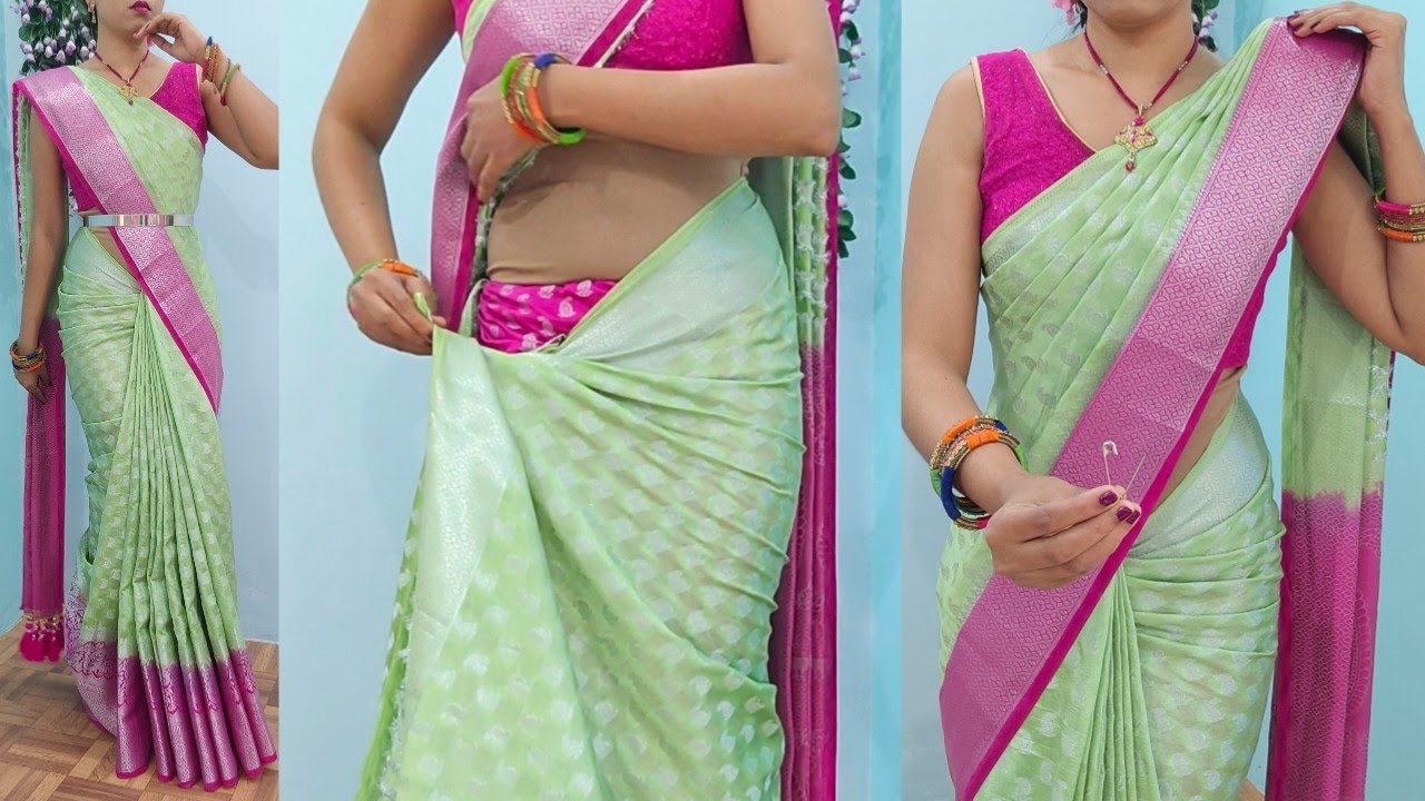 Saree draping mistakes for beginners | how to wear banarahi silk saree perfectly tips & tricks
