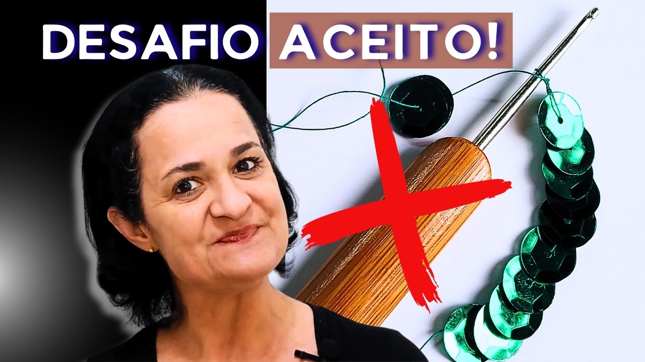 COMO fazer LANTEJOULA em metro SEM CROCHE! INÉDITO NO YOUTUBE!