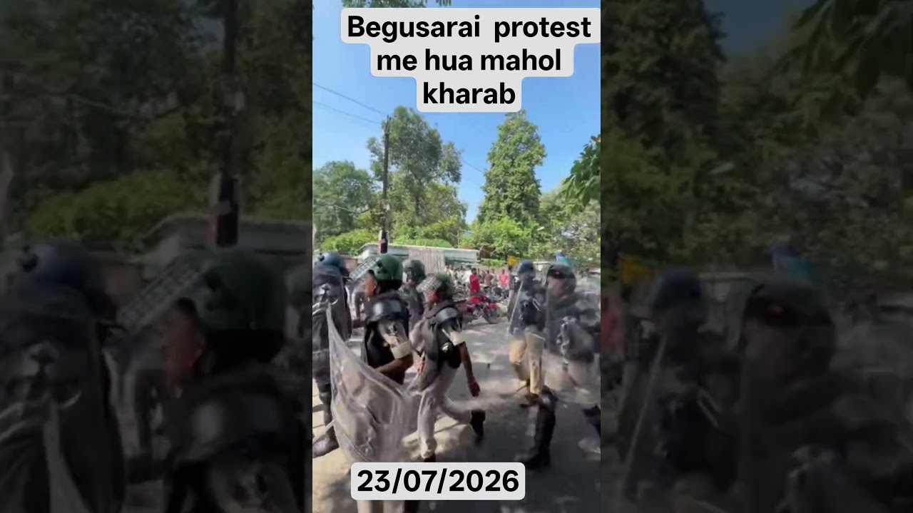 Begusarai protest #youtubeshorts #viral #trending #public #protest #foryou #india