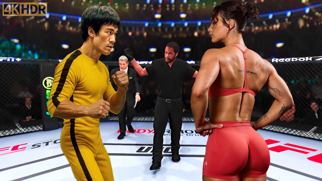 TRUE Bruce Lee vs. Big Back Builder | EA Sports UFC 5