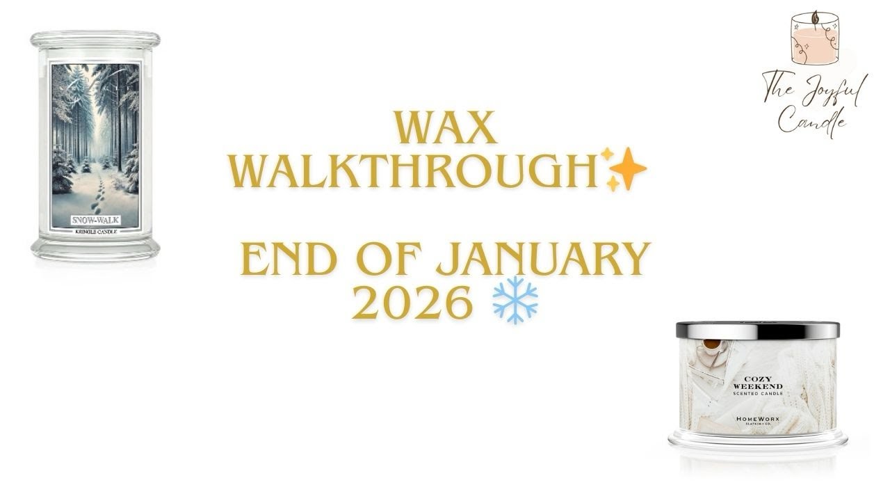 Обзор восковых ароматизаторов: конец января 2026 г. ✨❄️ | Slatkin, Kringle, BBW, Scentsy!