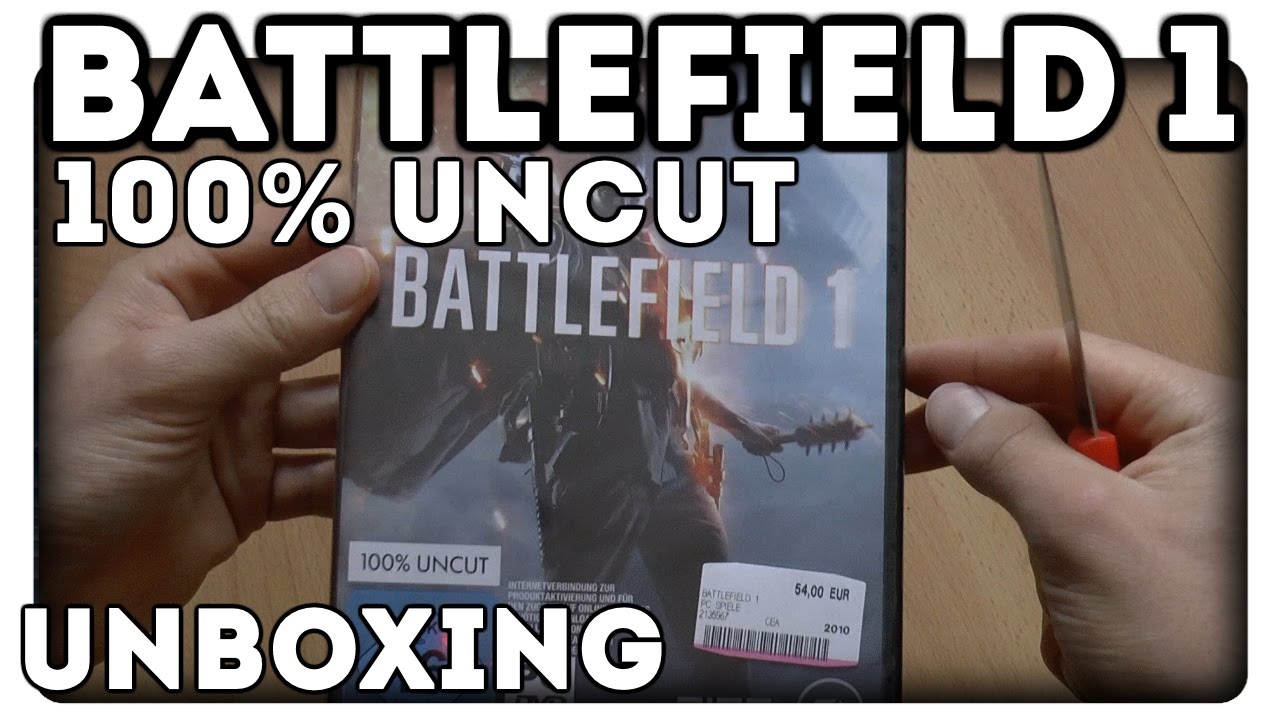Battlefield 1 Unboxing PC [100% Uncut] [HD]