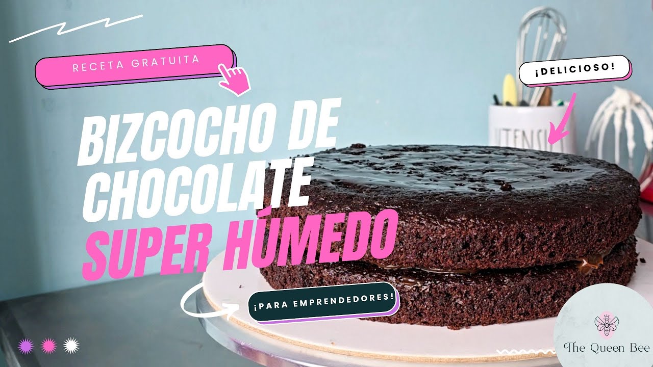¡El Bizcocho de Chocolate Más Fácil y Delicioso que Harás! | Receta Perfecta para Principiantes