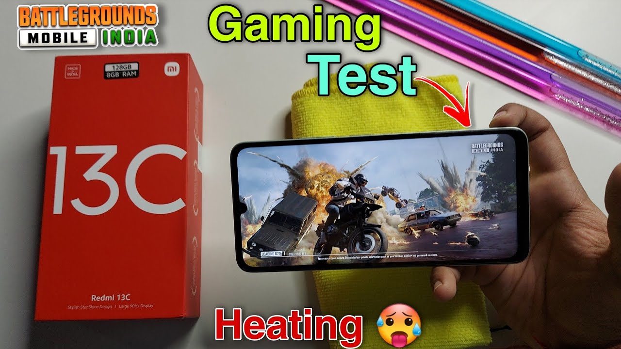 Redmi 13c 4g pubg test graphics 🤩 | best gaming phone under 80000 in india 2024