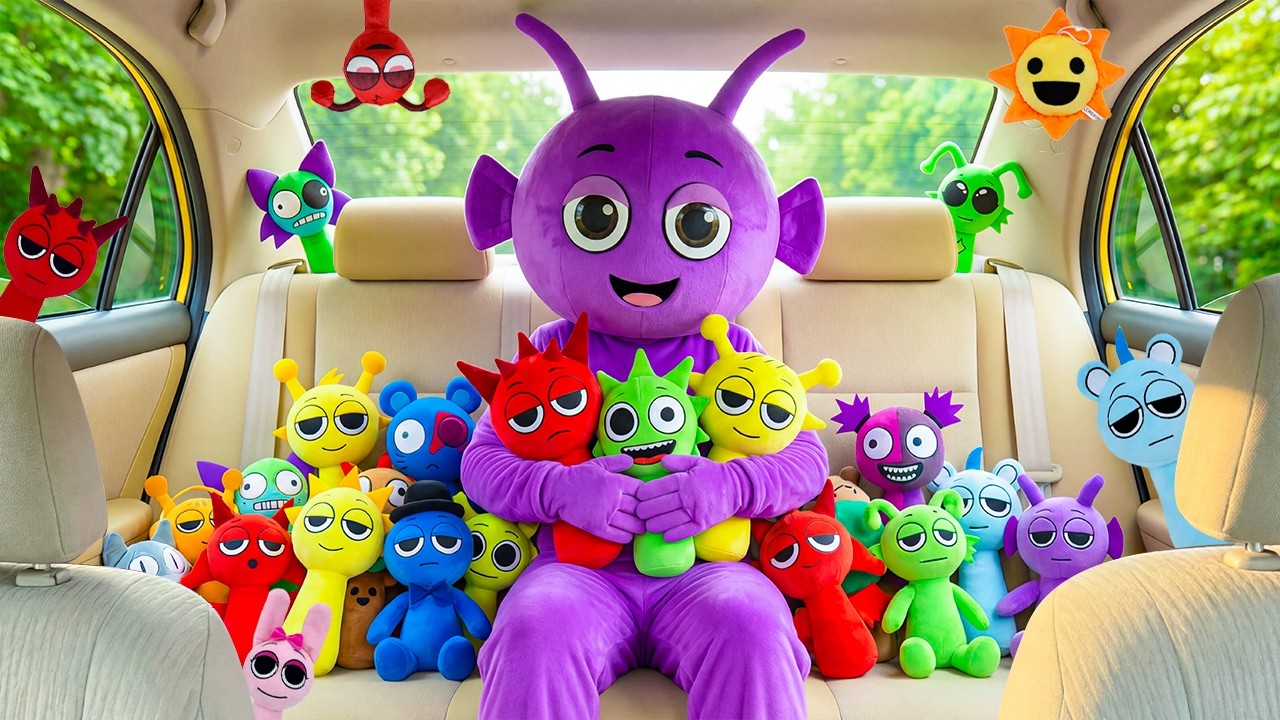 😱 Unexpected Shock! Durple Finds Sprunki Hiding in the Car