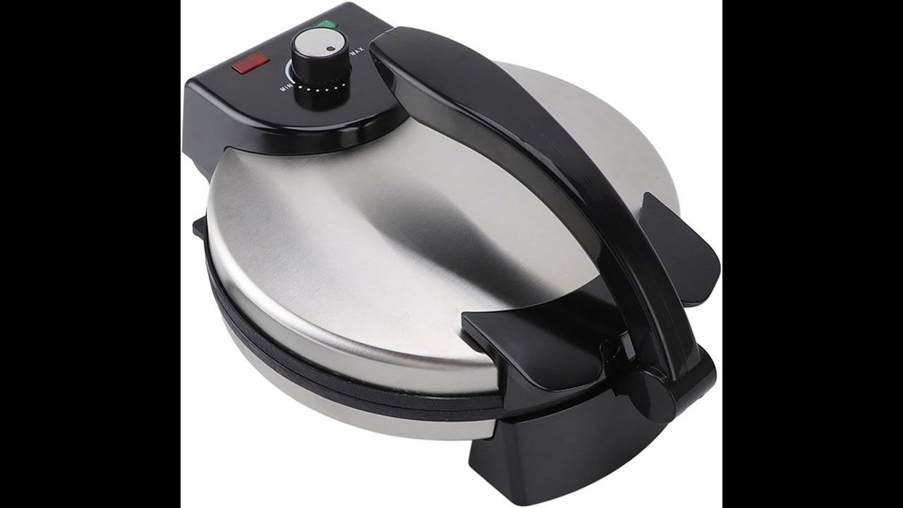 Rushbom Non-Stick Tortilla Press Review - Pros & Cons - Rushbom 10in Electric Tortilla Maker