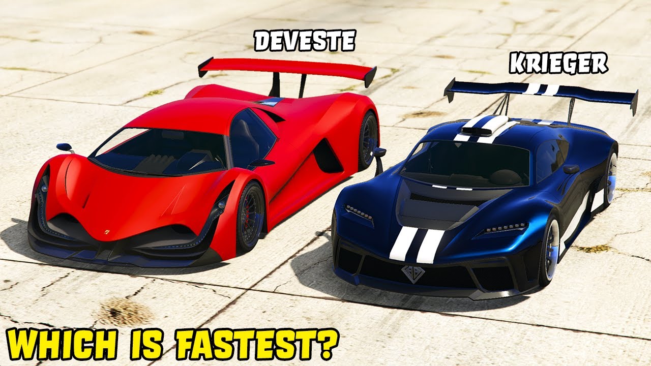 GTA 5 - BENEFACTOR KRIEGER vs DEVESTE EIGHT - Which is Fastest?
