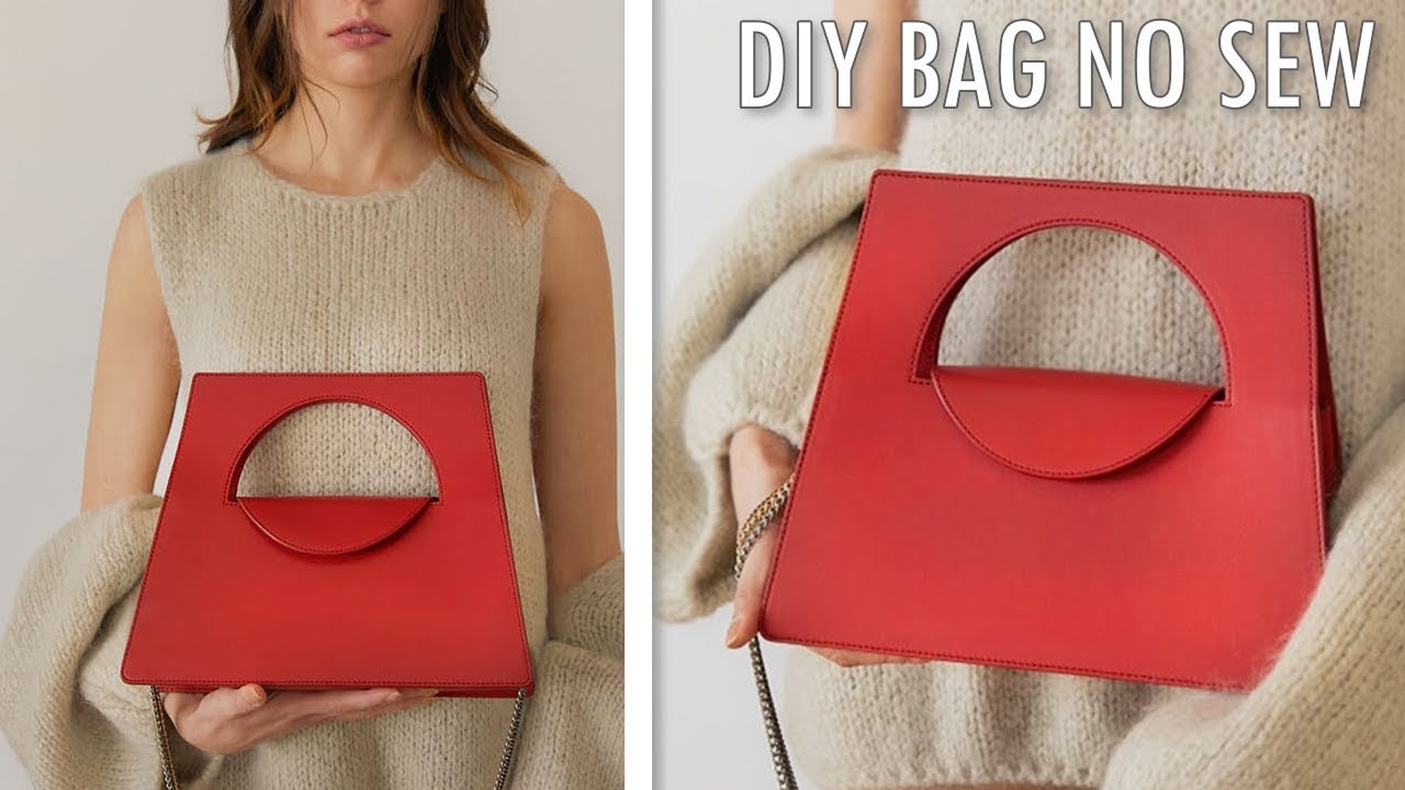DIY ADORABLE HANDBAG TUTORIAL NO SEW // Cute Purse Bag Tote Idea
