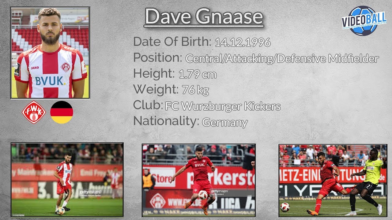 Dave Gnaase - Cenral Midfielder