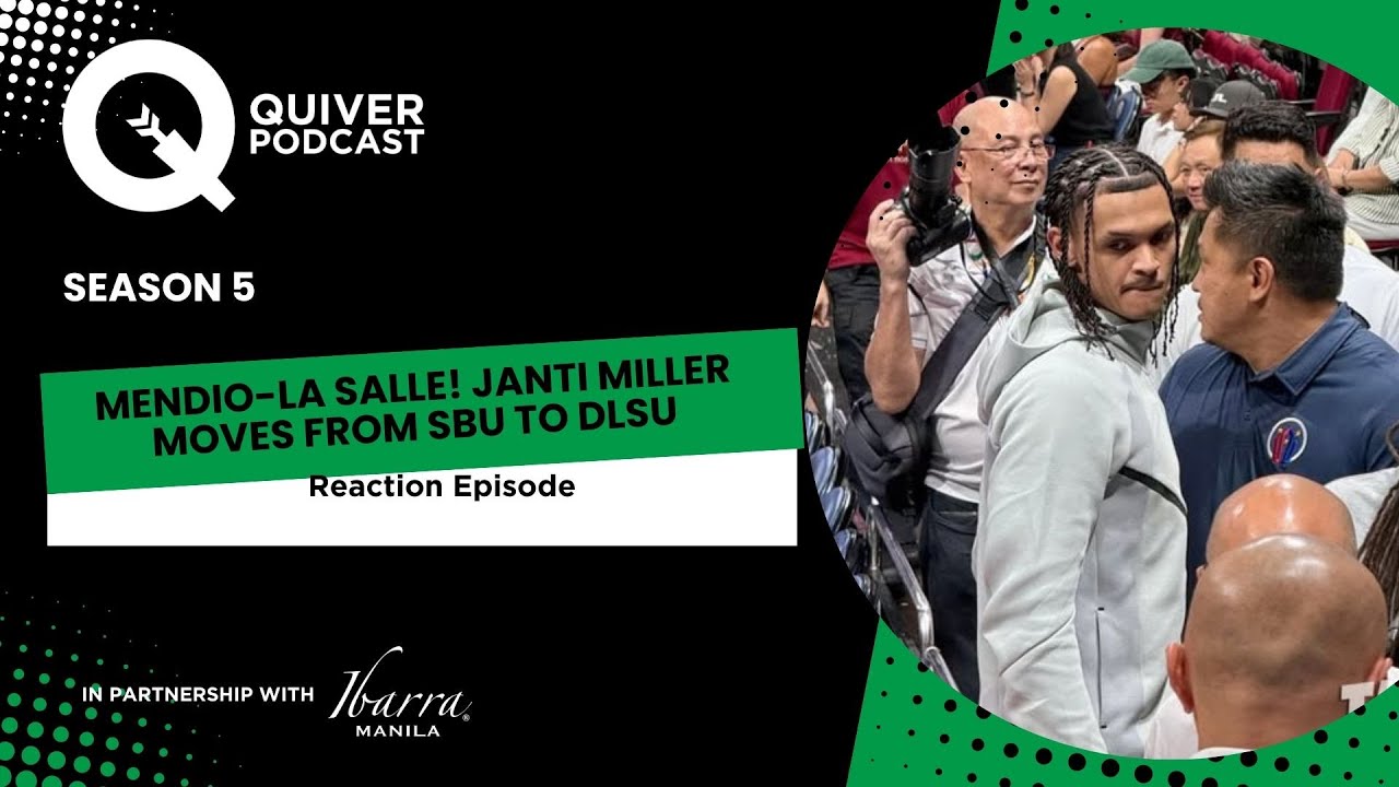Mendio-LA SALLE! Janti Miller moves from SBU to DLSU Reaction Episode