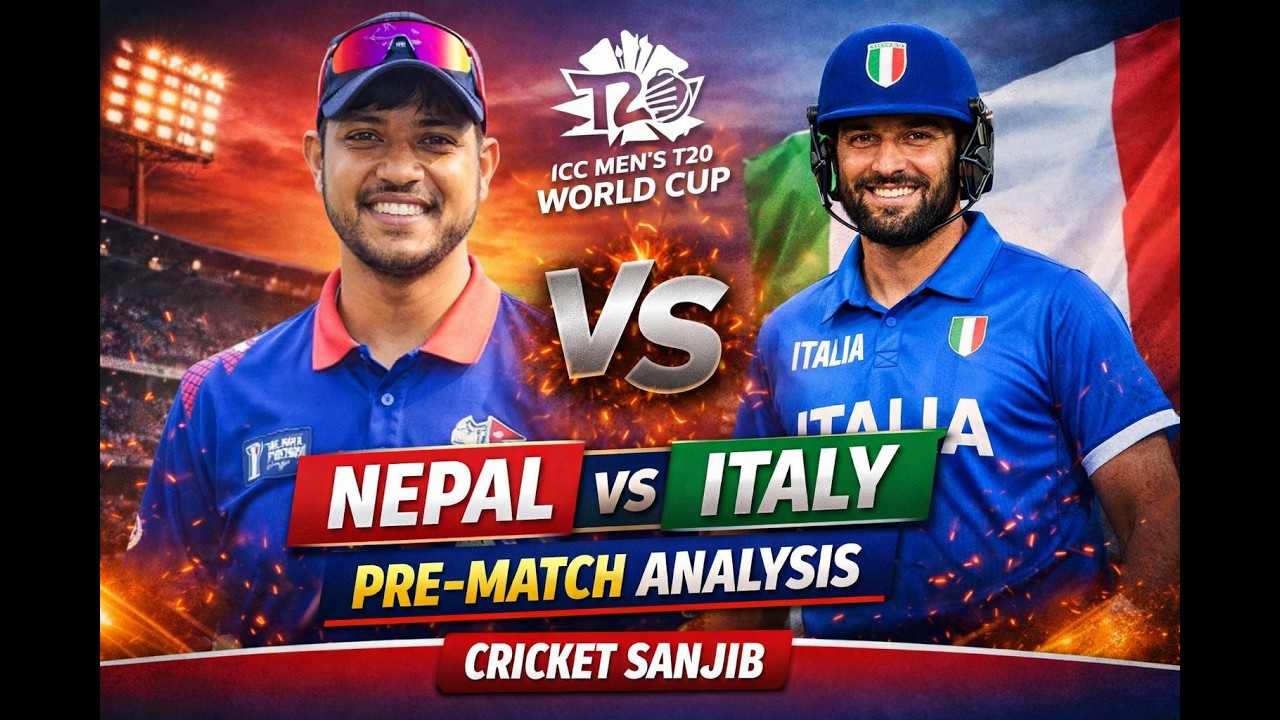 Nepal vs Italy || Pre match Analysis || ICC T20I  World Cup 2026 India & Srilanka 