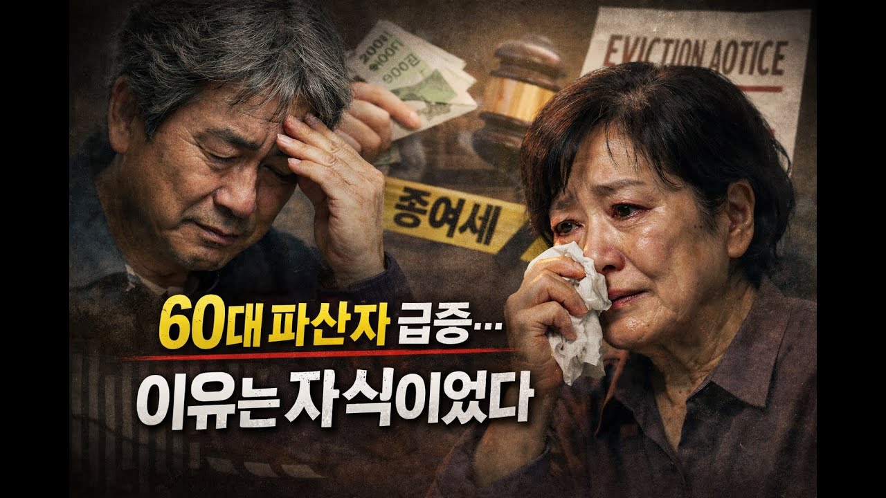 [사연] 60대 파산자 급증... 이유는 자식이었다.