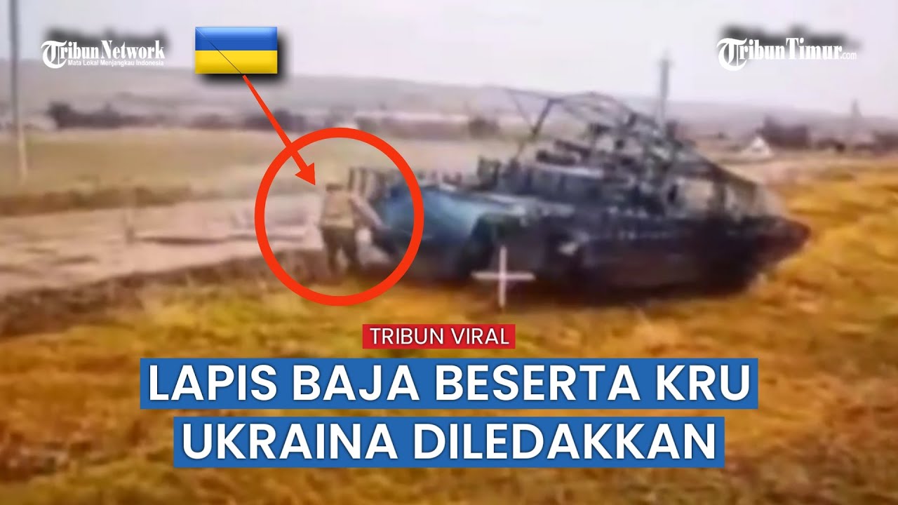 Pasukan Moskow Ledakkan Tank Ukraina, Pasukan Musuh Kalang Kabut!