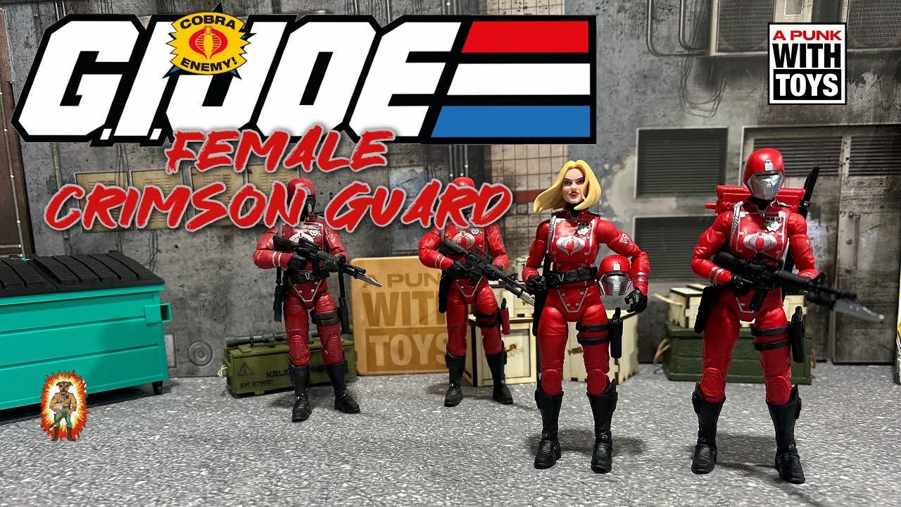 GI Joe Classified Retro Female Crimson Guard Review