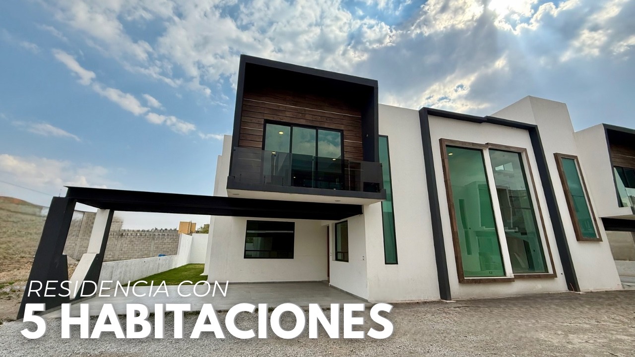 GRANDE Y MODERNA RESIDENCIA EN VENTA CON 5 HABITACIONES I METEPEC