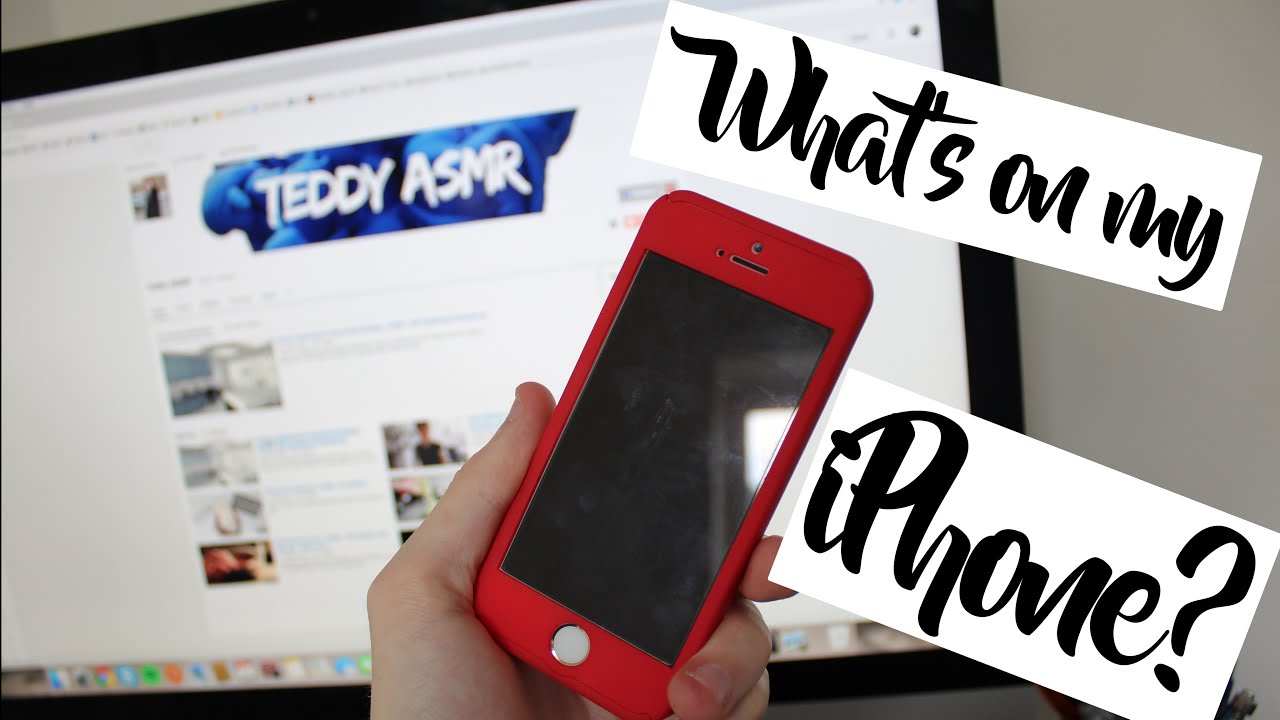 What's on my iPhone | Teddy ASMR