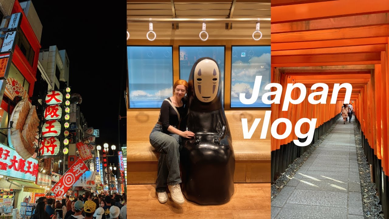 JAPAN VLOG 🥟 kyoto and osaka during golden week 🥴 (studio ghibli, cafes, street food, purikura)