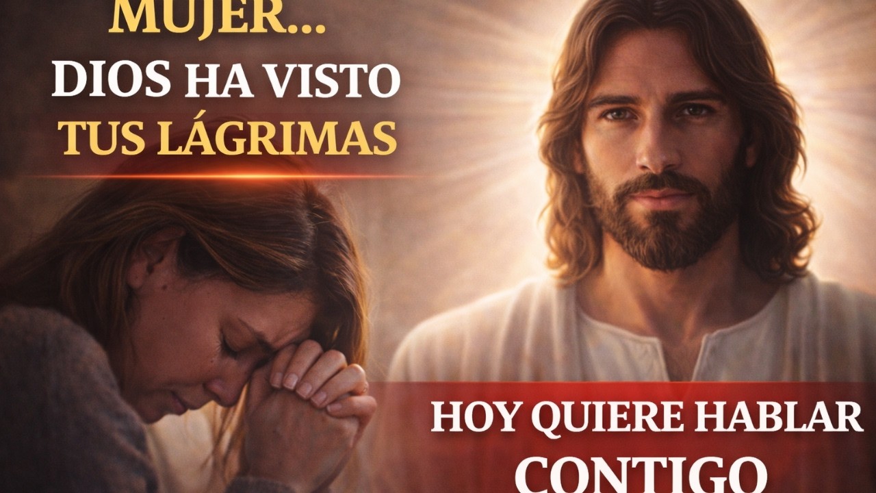 “Si estás llorando en silencio… Dios quiere hablar contigo hoy”