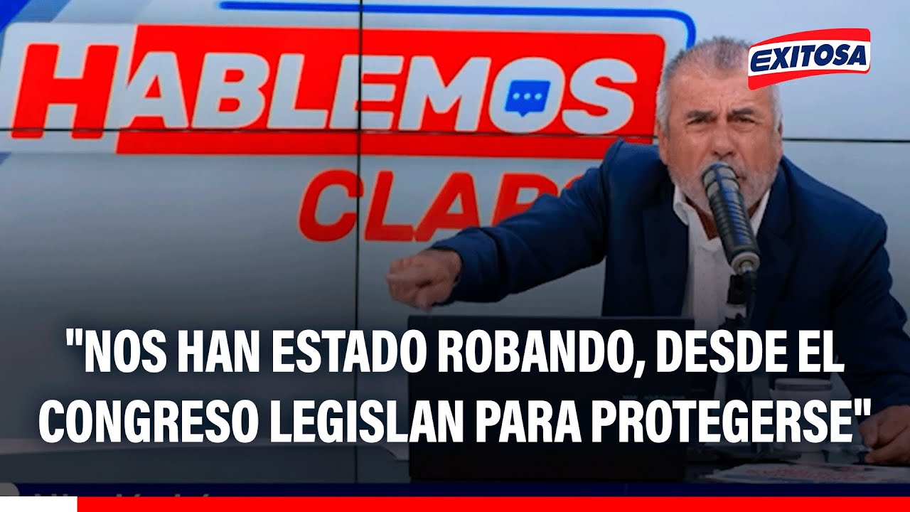 🔴🔵 Nicolás Lúcar: "Nos han estado robando, han estado desde el Congreso legislando para protegerse"