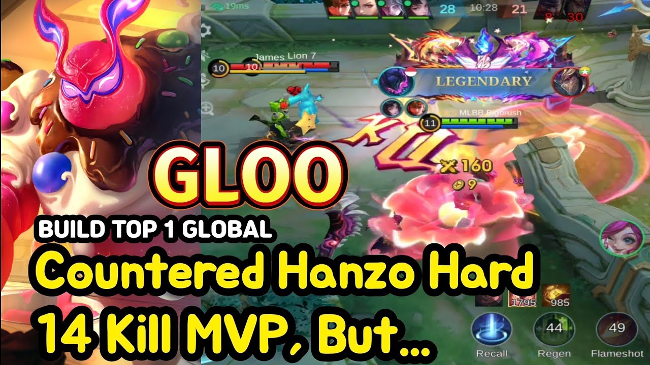 Gloo (Mythical Glory): 14 Kill Roam MVP | Hard Counter Hanzo, Безумная производительность | Геймп...