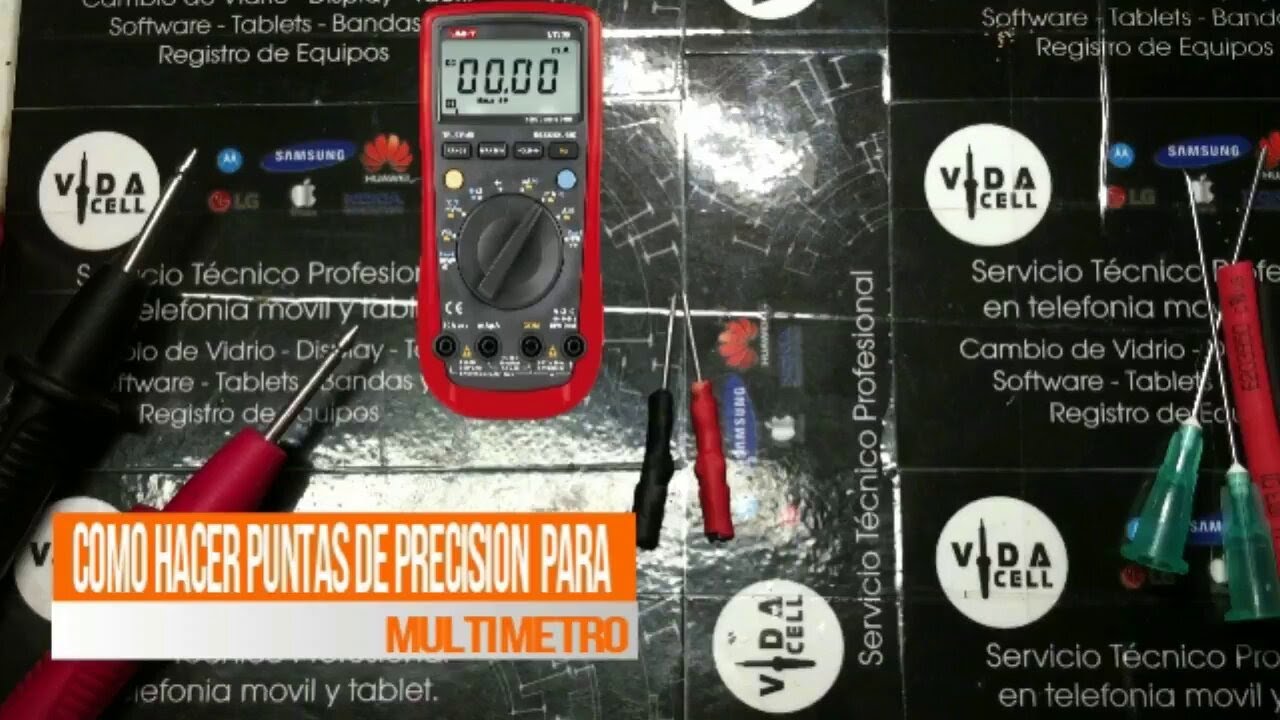 como hacer puntas smd finas para multimetro