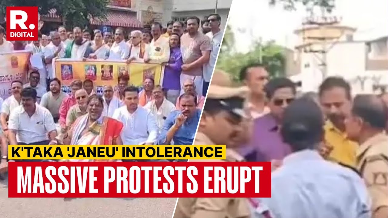 Karnataka Janeu Row: 3 Incidents Reported, Massive Protests Erupt & Brahmin Community Demands Action