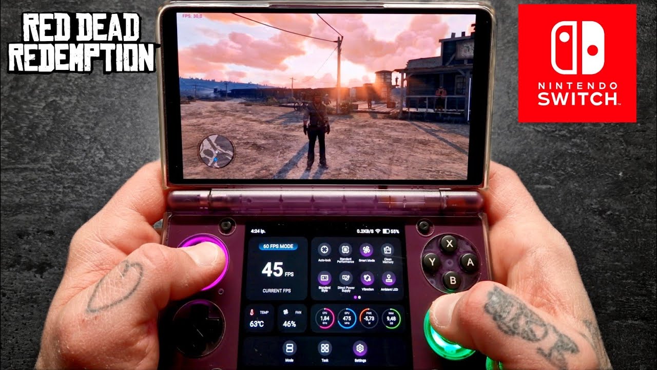 Red Dead Redemption (Nintendo Switch) - Ayn Thor Gameplay 