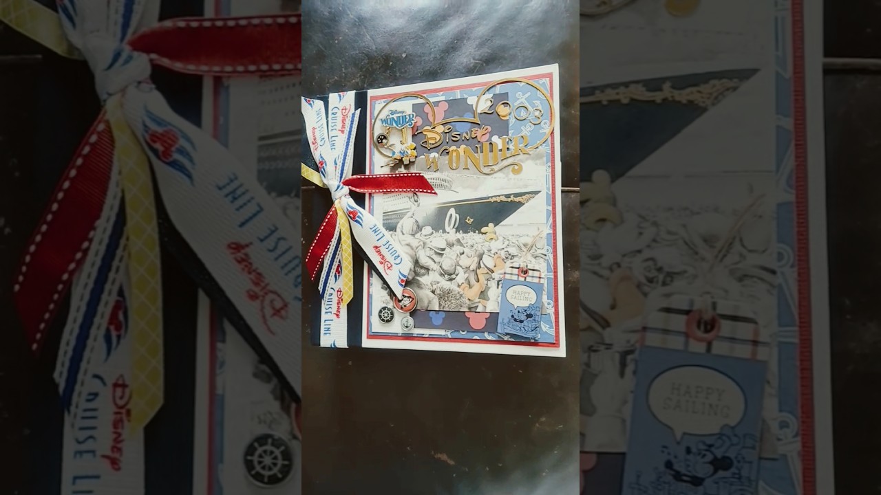 Disney Cruise Wonder Scrapbook Flip Through! 