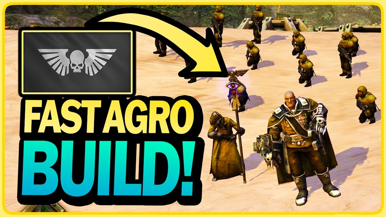Imperial Guard - Fast Agro Build Order! Dawn of War: DE
