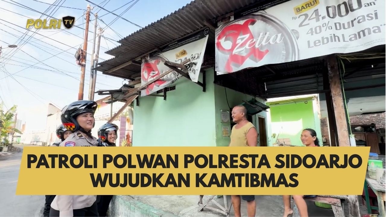 PATROLI POLWAN POLRESTA SIDOARJO WUJUDKAN KAMTIBMAS