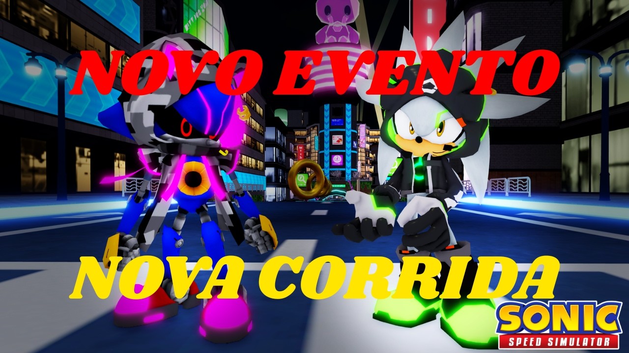 Personagens Neon VOLTARAM no Sonic Speed Simulator junto com uma CORRIDA NOVA!