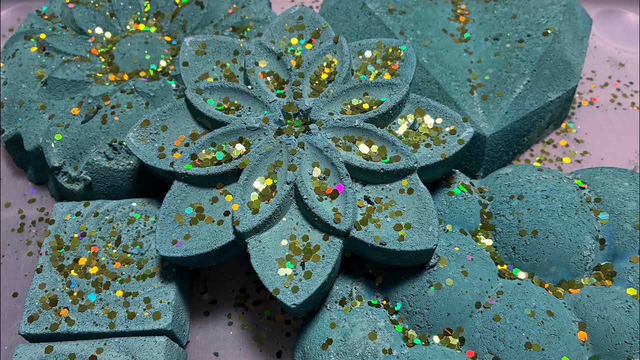 【Chalk ASMR】Green Reformed Gym Chalk Crushing Sounds Video💚| Oddly Satisfying | Soothing | Relaxing 