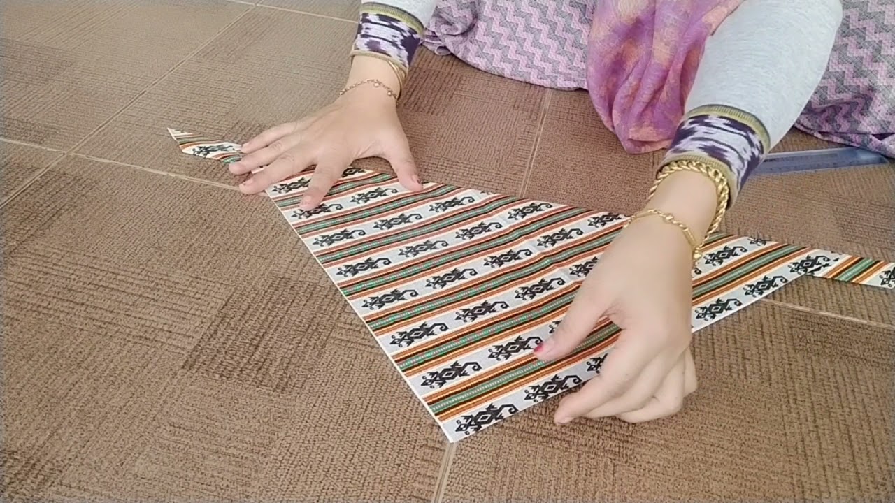 TOPI TANJAK DARI KERTAS KADO PRAKARYA KELAS 4 TEMA 1 SDS WAHIDIN