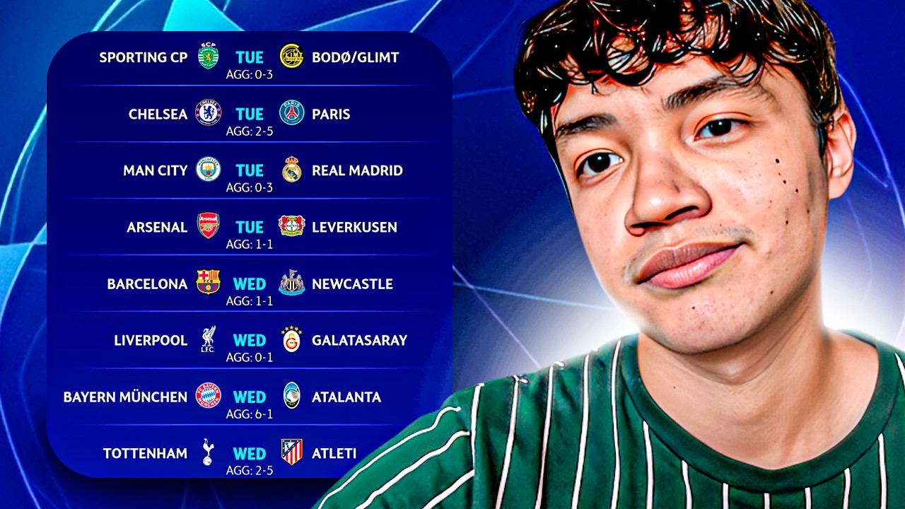 PREVIA OCTAVOS DE FINAL VUELTA - CHAMPIONS LEAGUE
