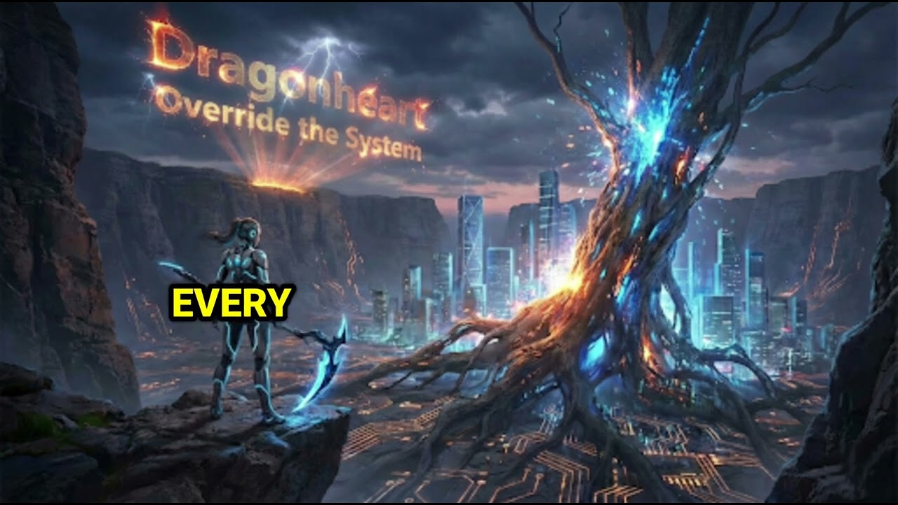 Dragonheart - Override the System | Cyberpunk Metal Anthem (Official Lyric Video)